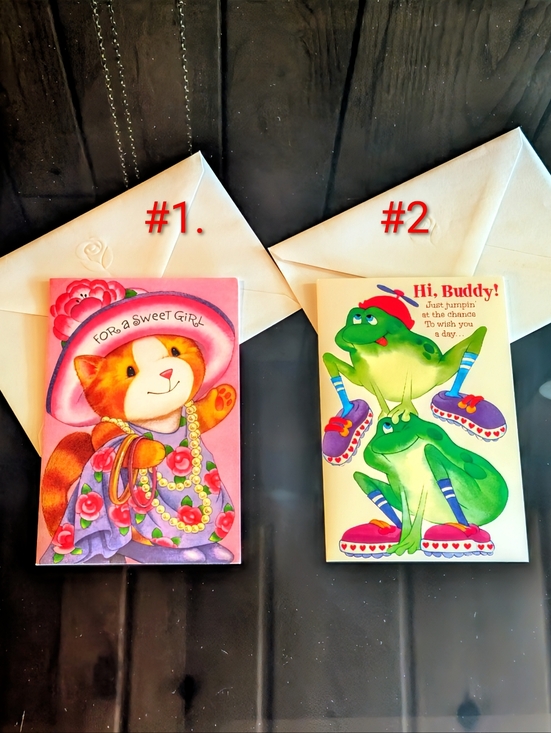 American Greetings Other - Greeting Cards - Children's - Valentine's Day - Qty 2